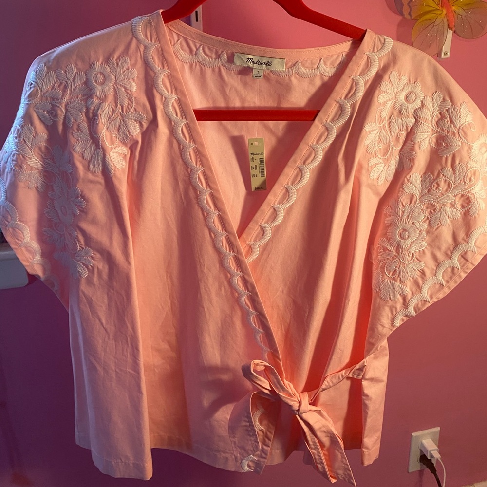 Madewell wrap top